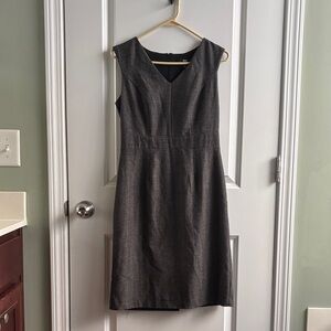 Mossimo Charcoal Sleeveless Fitted Dress
